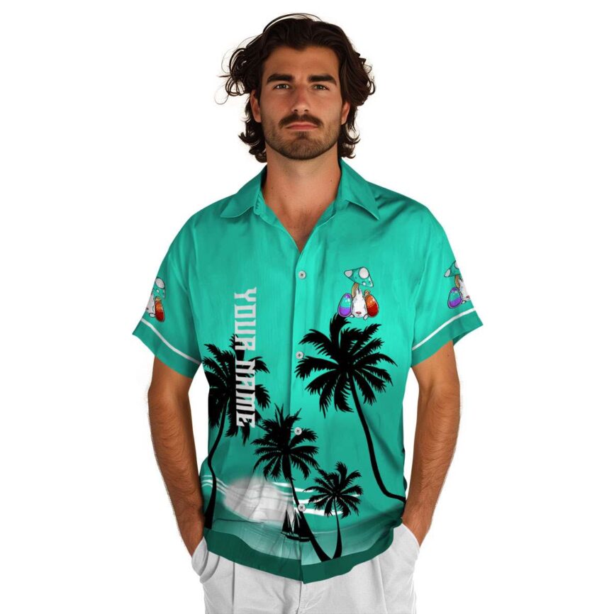 Customized Easter Ocean Sunset Hawaiian Shirt New Arrival