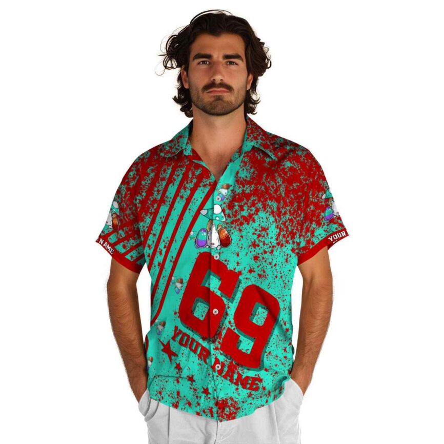 Customized Easter Stripe Burst Hawaiian Shirt New Arrival