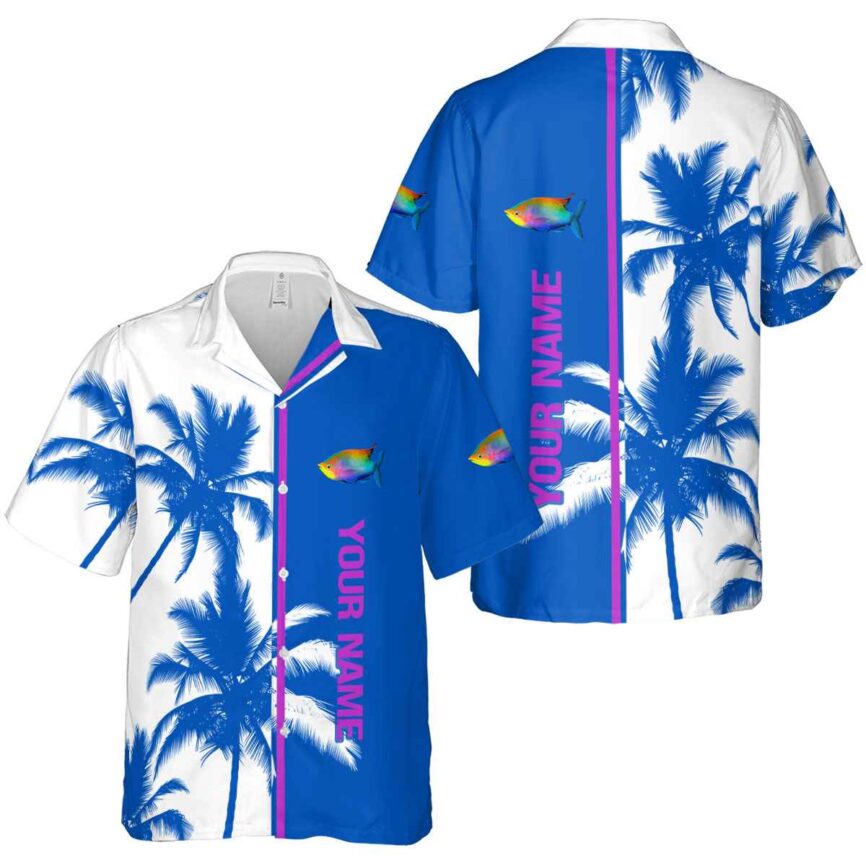 Customized Fish Beach Vibes Hawaiian Shirt Latest Model