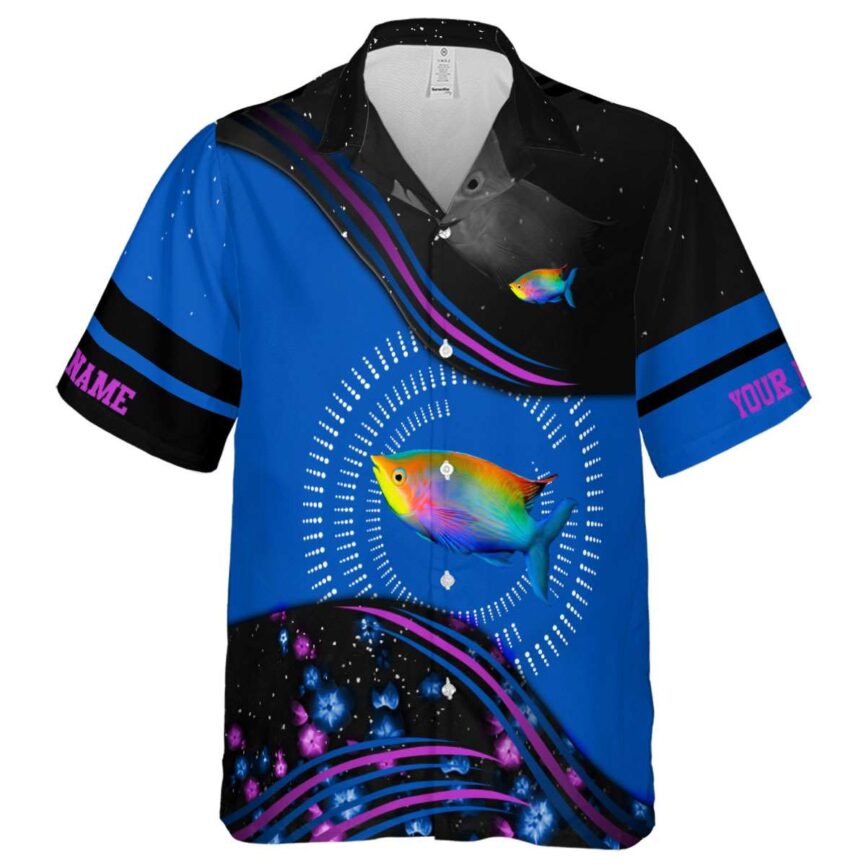 Customized Fish Dynamic Swirl Hawaiian Shirt Fashion forward
