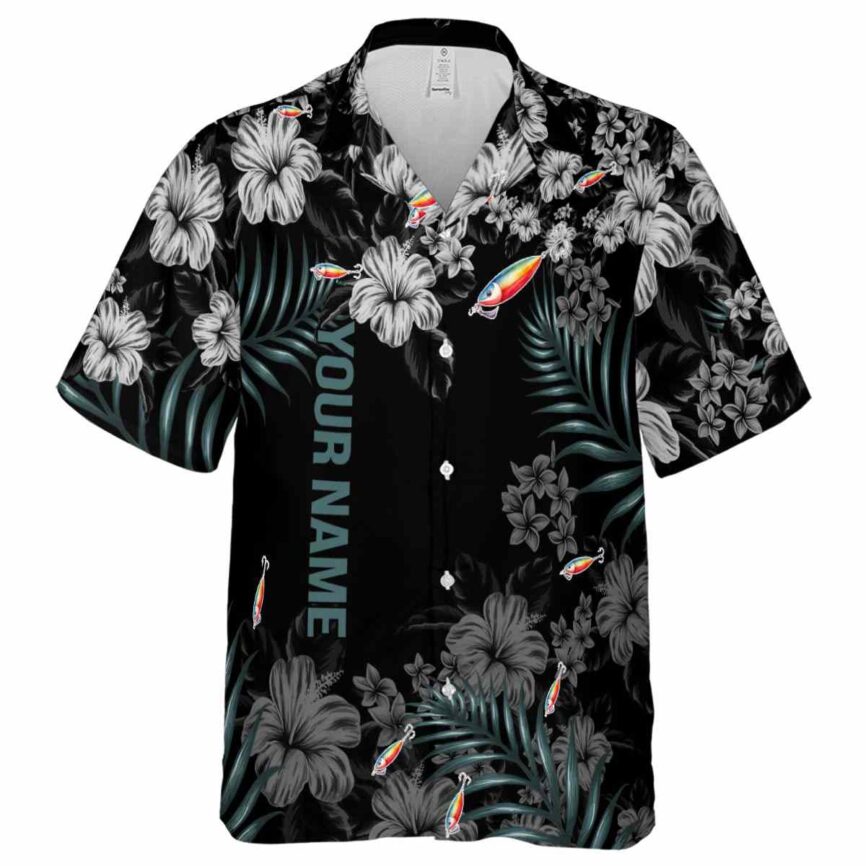 Customized Fishing Hibiscus Pattern Hawaiian Shirt Fashion forward