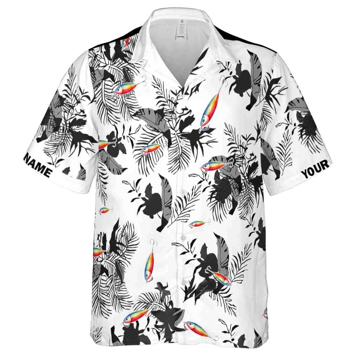 Customized Fishing Leafy Accents Hawaiian Shirt Fashion forward Customized Fishing Leafy Accents Hawaiian Shirt Fashion forward