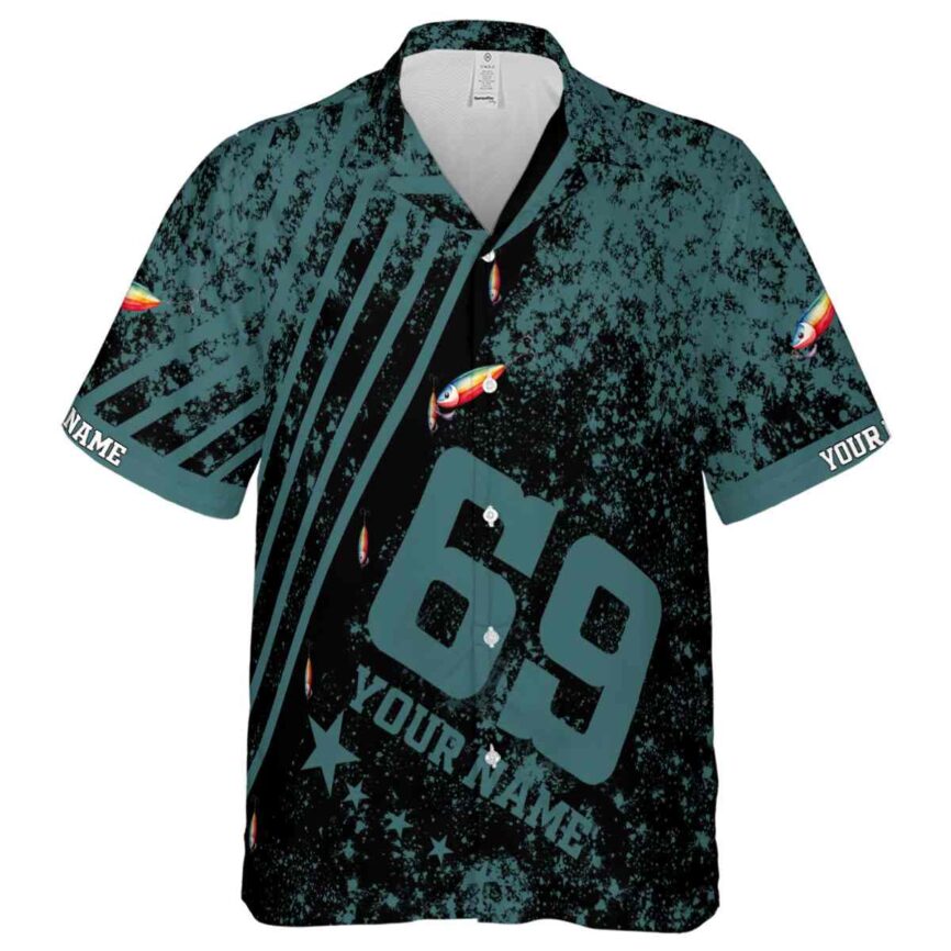 Customized Fishing Stripe Burst Hawaiian Shirt Fashion forward