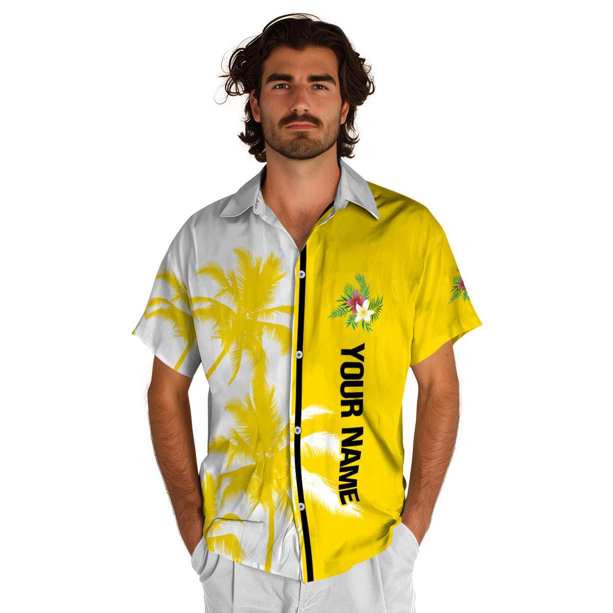 Customized Floral Beach Vibes Hawaiian Shirt High quality Customized Floral Beach Vibes Hawaiian Shirt High quality
