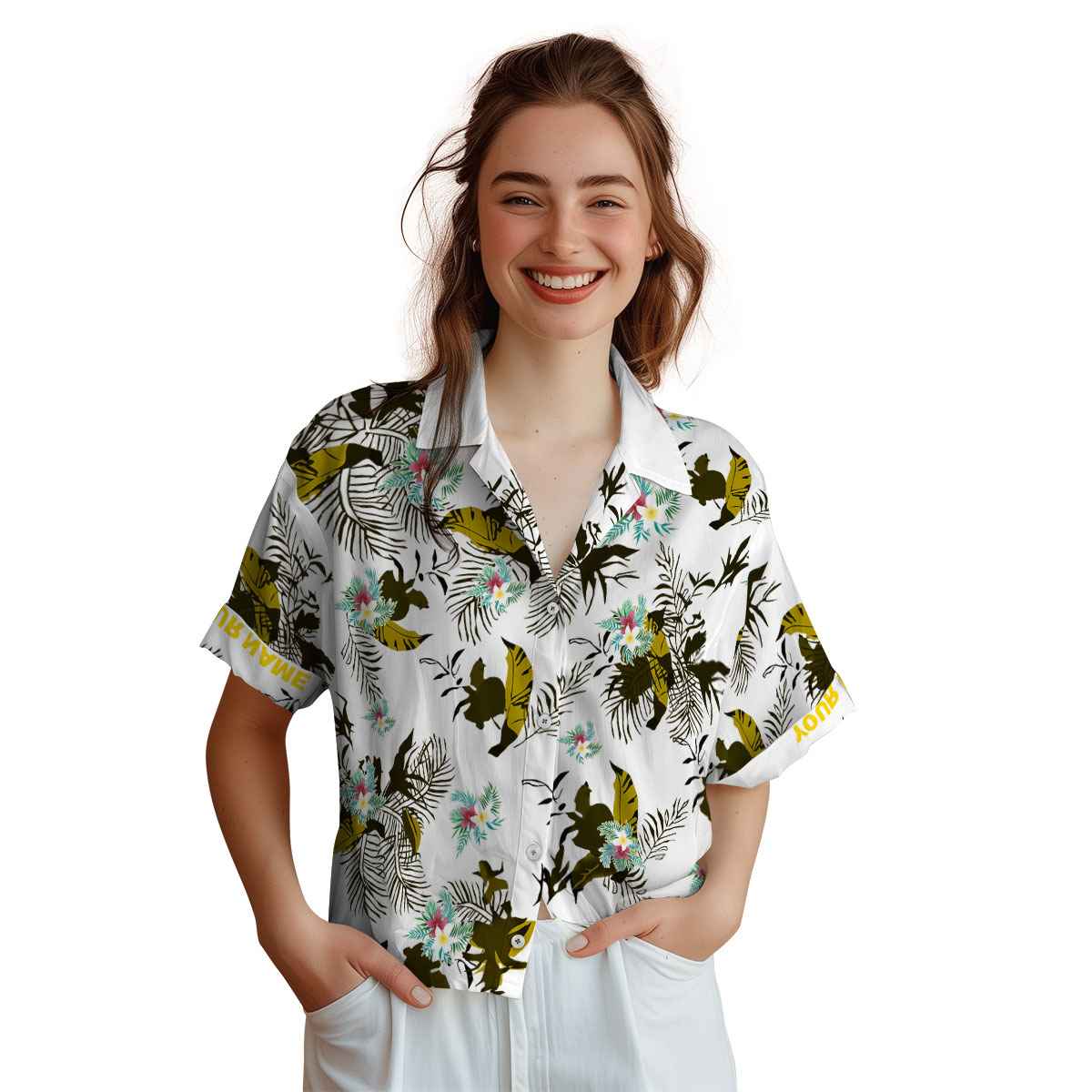 Customized Floral Leafy Accents Hawaiian Shirt Top rated Customized Floral Leafy Accents Hawaiian Shirt Top rated