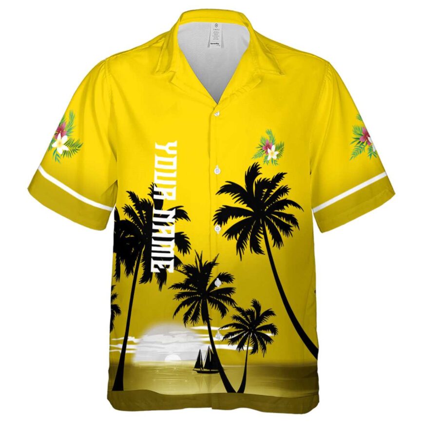 Customized Floral Ocean Sunset Hawaiian Shirt Fashion forward