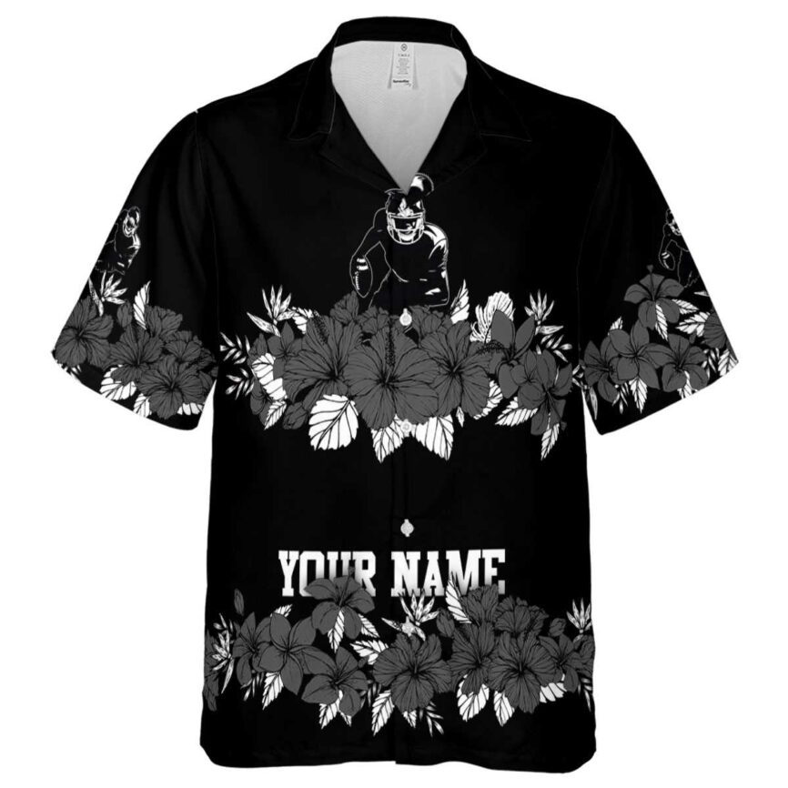Customized Football Hibiscus Band Hawaiian Shirt Fashion forward