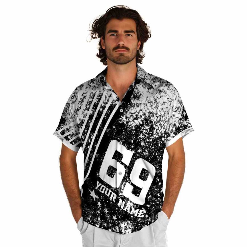 Customized Football Stripe Burst Hawaiian Shirt New Arrival