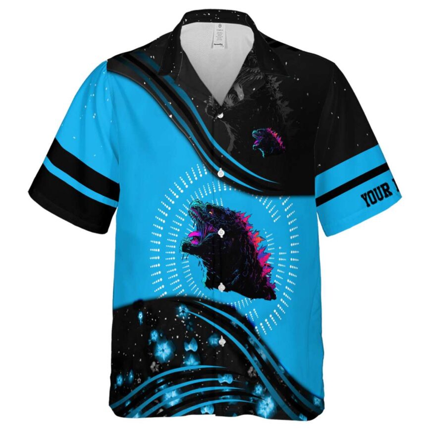 Customized Godzilla Dynamic Swirl Hawaiian Shirt Fashion forward