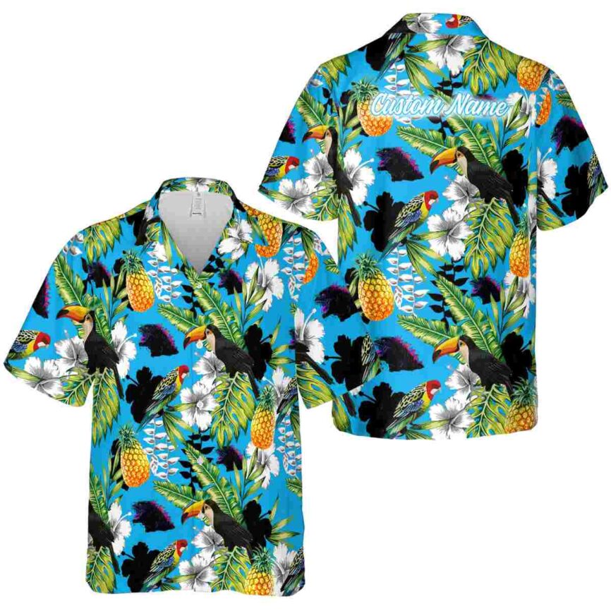 Customized Godzilla Toucan Bird Hawaiian Shirt Premium grade