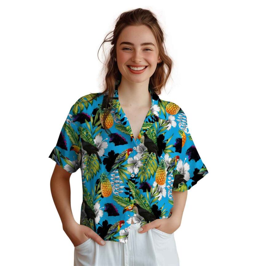 Customized Godzilla Toucan Bird Hawaiian Shirt Top rated