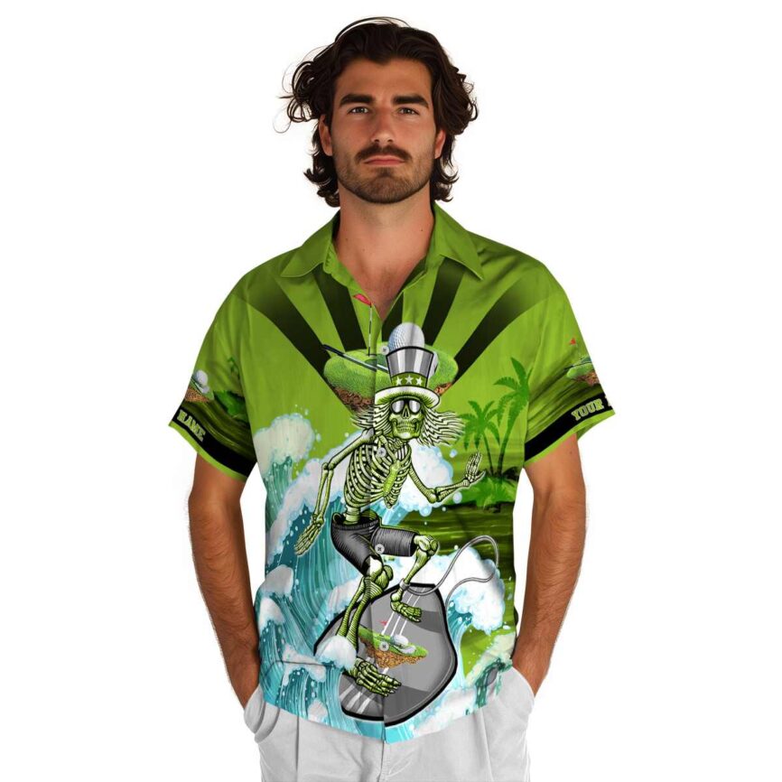 Customized Golf Grateful Dead Motif Hawaiian Shirt New Arrival
