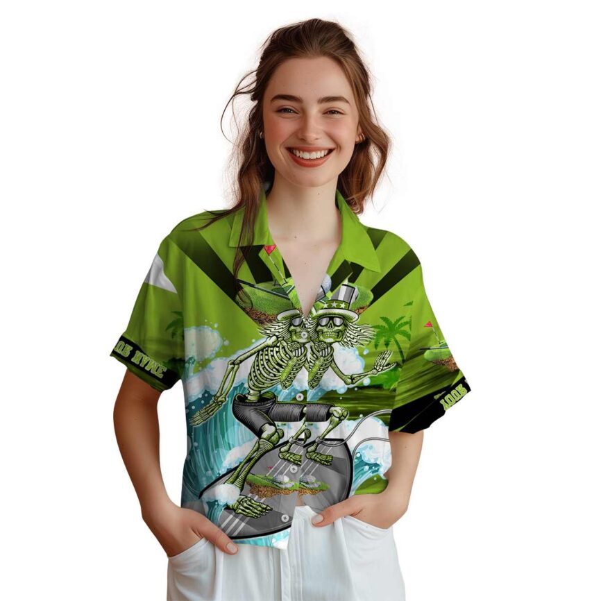 Customized Golf Grateful Dead Motif Hawaiian Shirt Top rated