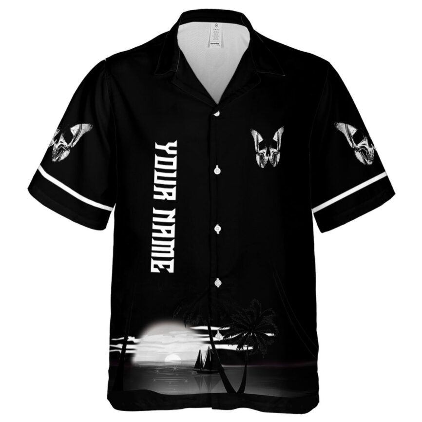 Customized Goth Ocean Sunset Hawaiian Shirt Fashion forward