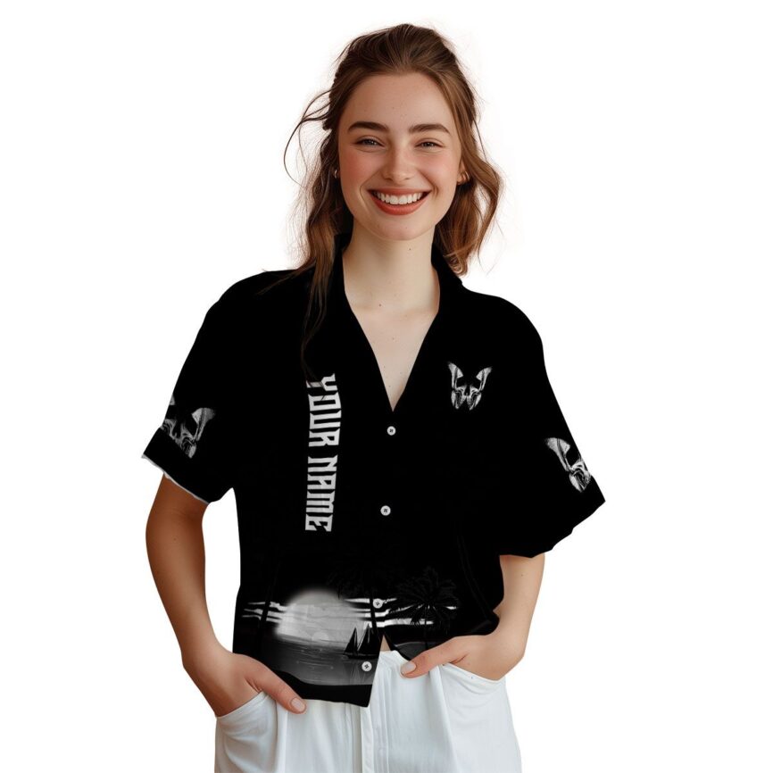 Customized Goth Ocean Sunset Hawaiian Shirt Top rated