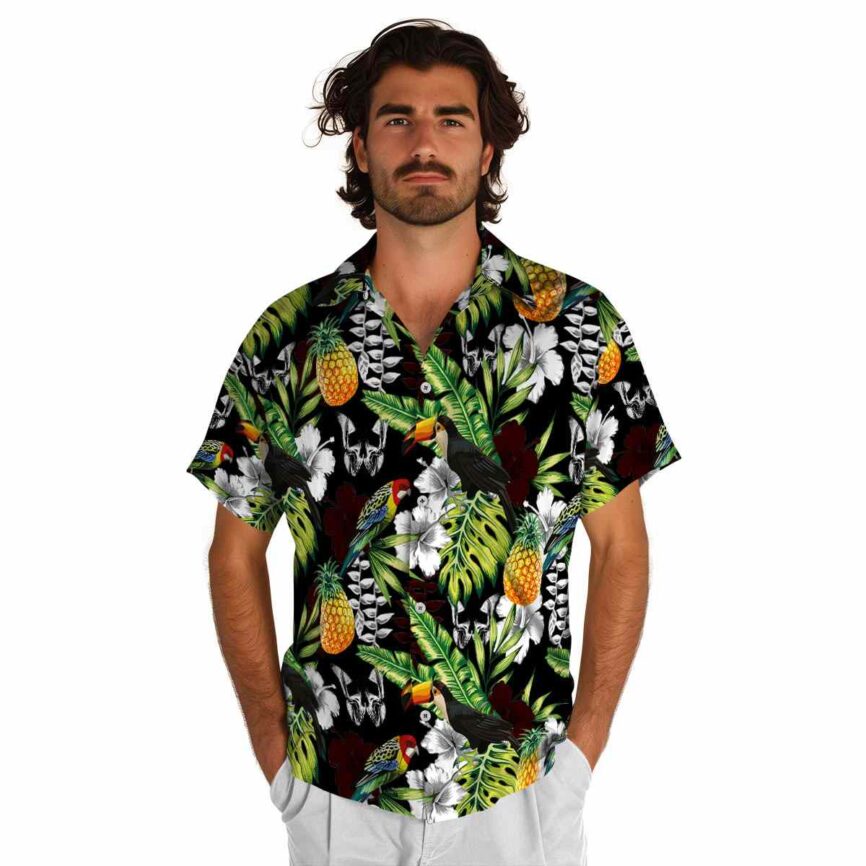 Customized Goth Toucan Bird Hawaiian Shirt New Arrival