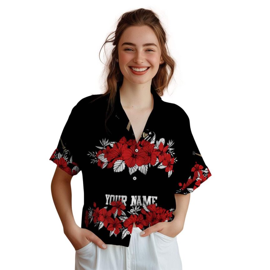Customized Guitar Hibiscus Band Hawaiian Shirt Top rated