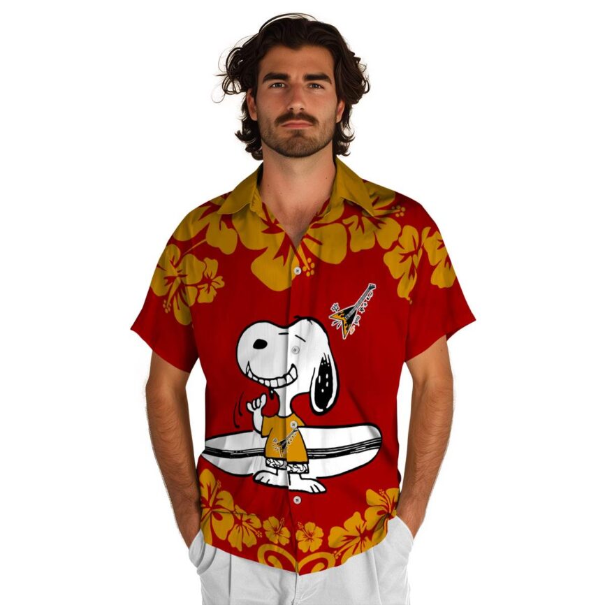 Customized Guitar Surfing Snoopy Hawaiian Shirt New Arrival
