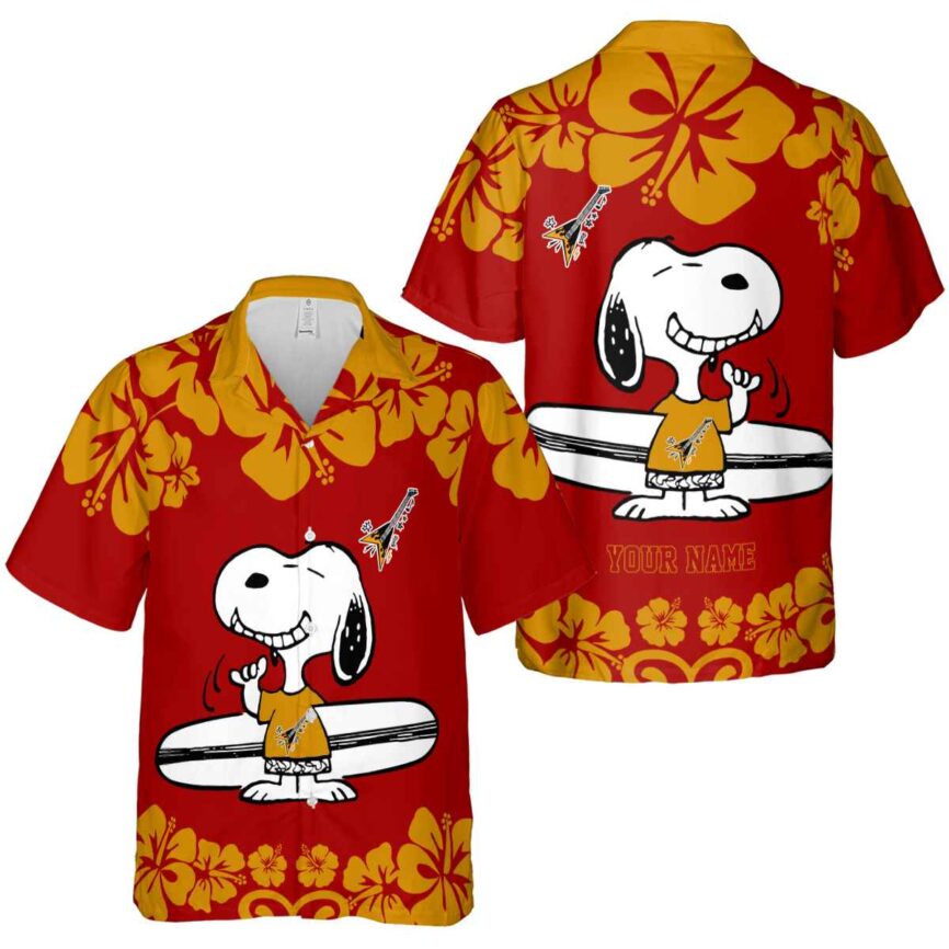 Customized Guitar Surfing Snoopy Hawaiian Shirt Premium grade