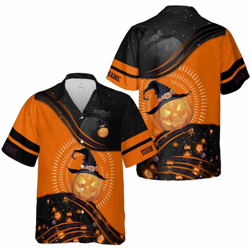 Customized Halloween Dynamic Swirl Hawaiian Shirt Premium grade