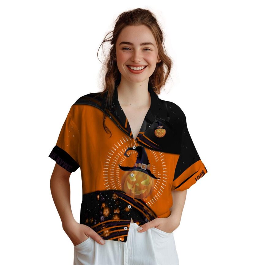 Customized Halloween Dynamic Swirl Hawaiian Shirt Top rated