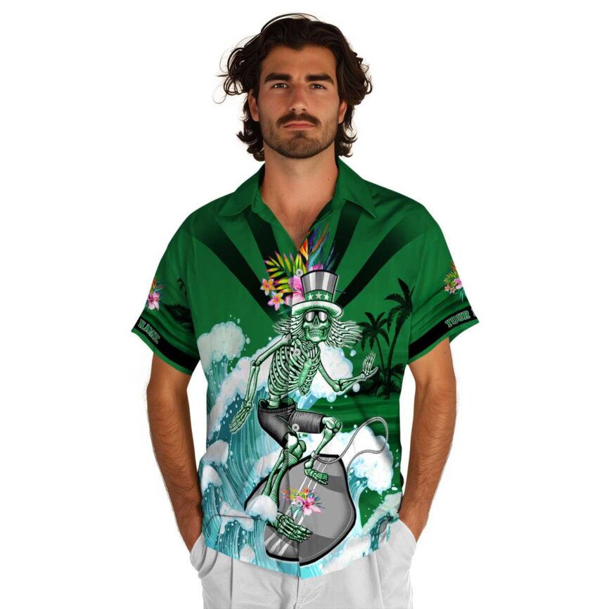 Customized Hawaiian Flower Shirt Grateful Dead Motif Hawaiian Shirt New Arrival