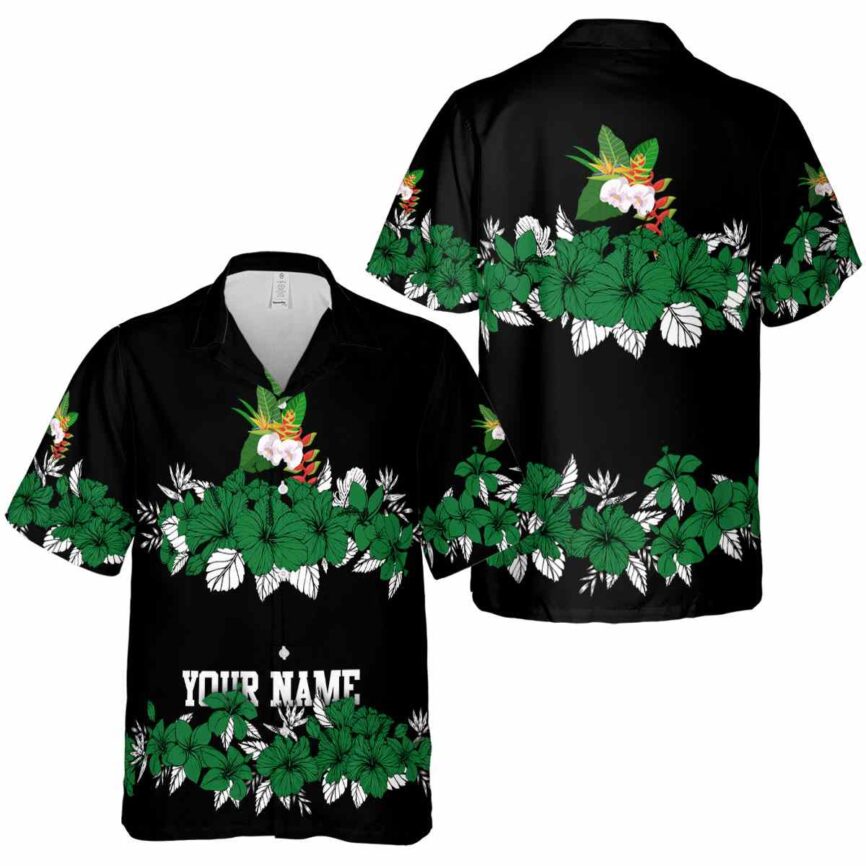 Customized Hawaiian Flower Shirt Hibiscus Band Hawaiian Shirt Premium grade