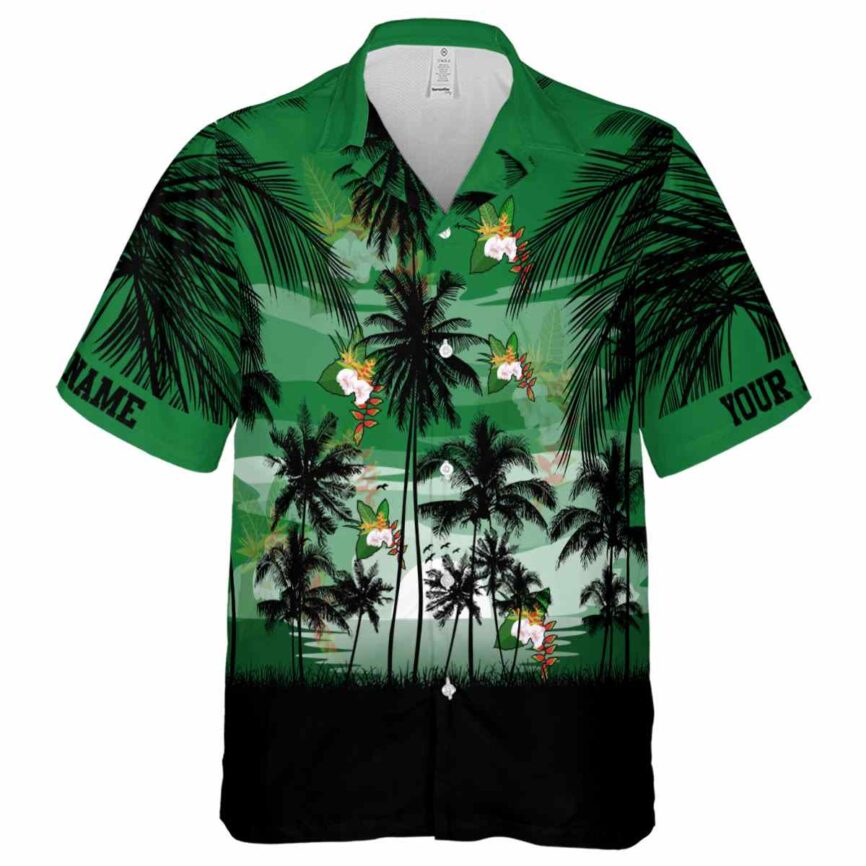 Customized Hawaiian Flower Shirt Island Scenery Hawaiian Shirt Fashion forward