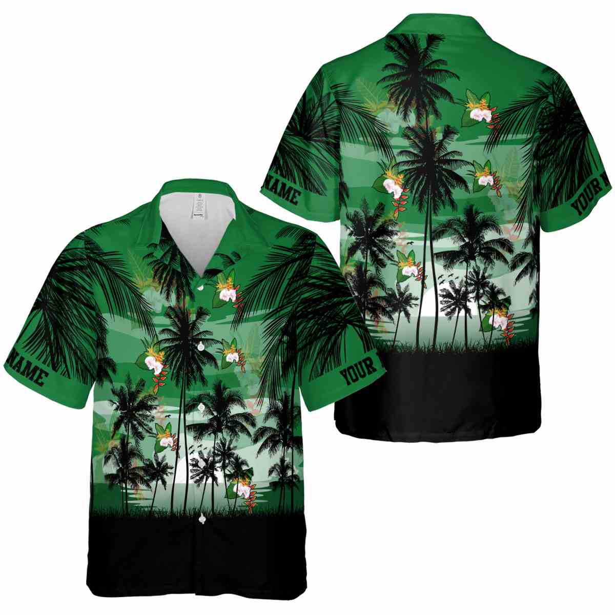 Customized Hawaiian Flower Shirt Island Scenery Hawaiian Shirt Premium grade Customized Hawaiian Flower Shirt Island Scenery Hawaiian Shirt Premium grade