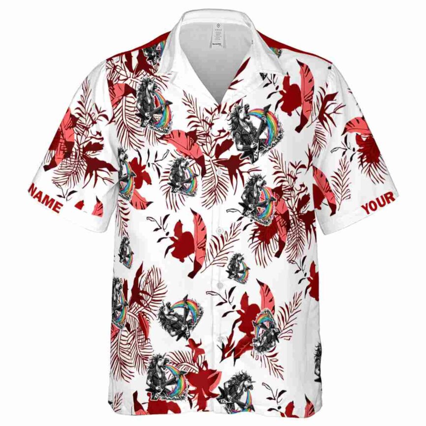 Customized Heavy Metal Leafy Accents Hawaiian Shirt Fashion forward