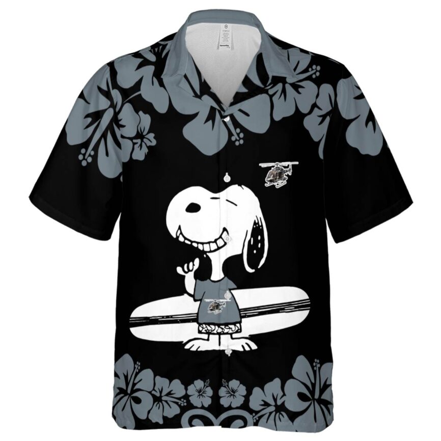 Customized Helicopter Surfing Snoopy Hawaiian Shirt Fashion forward