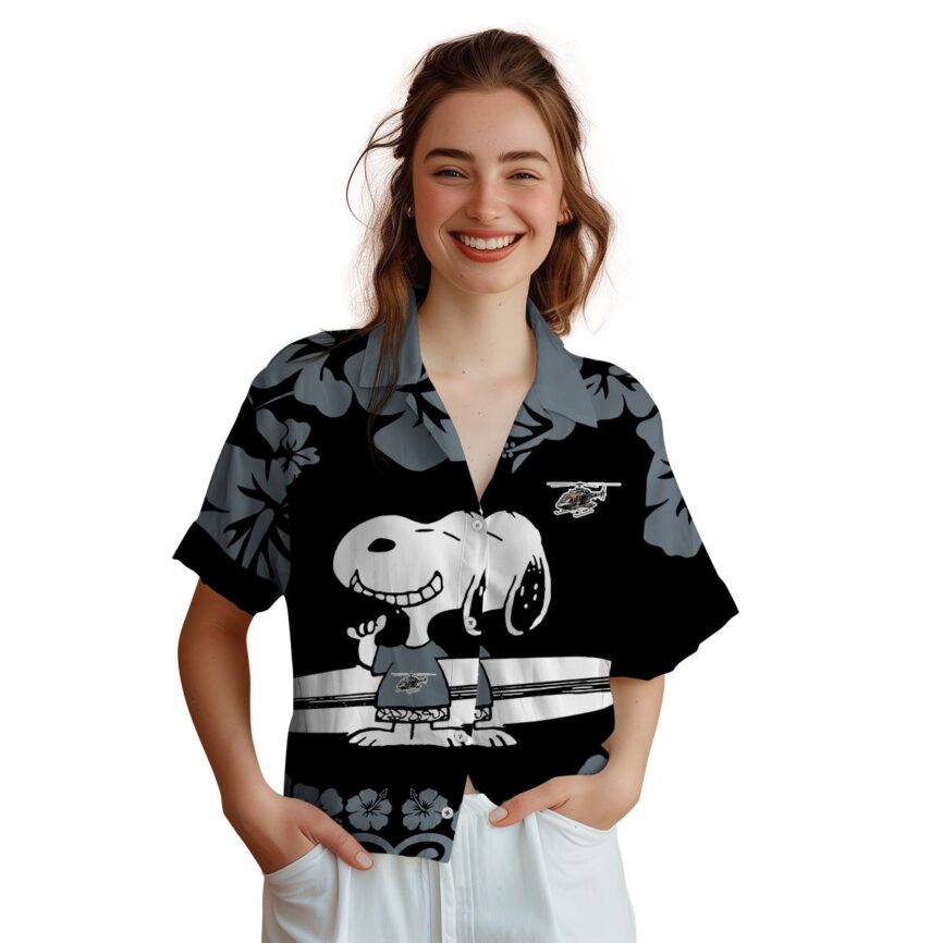 Customized Helicopter Surfing Snoopy Hawaiian Shirt Top rated