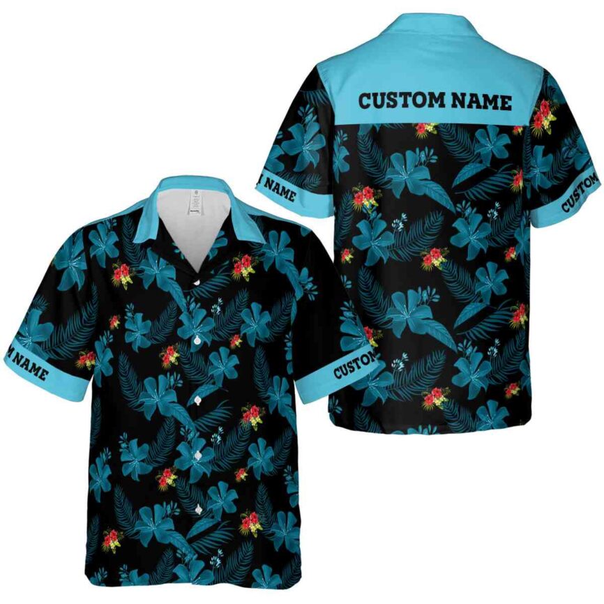 Customized Hibiscus Tropical Flower Hawaiian Shirt Premium grade