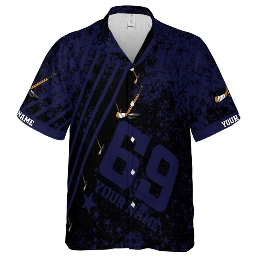 Customized Hockey Stripe Burst Hawaiian Shirt Fashion forward