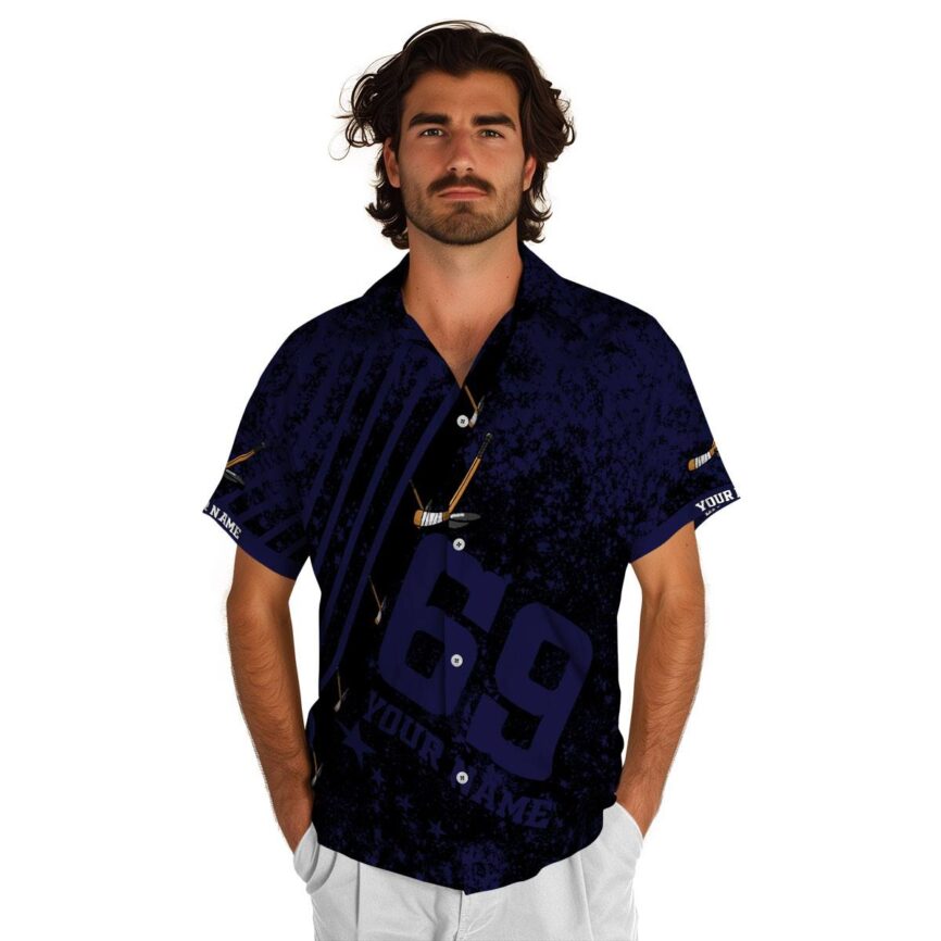 Customized Hockey Stripe Burst Hawaiian Shirt New Arrival