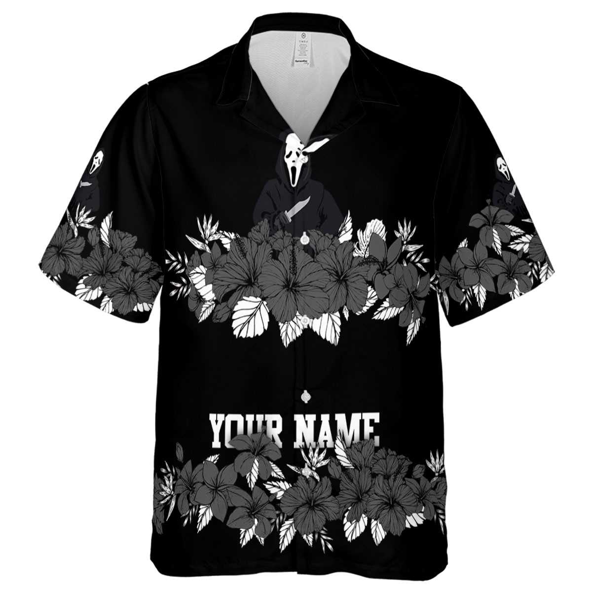 Customized Horror Hibiscus Band Hawaiian Shirt Fashion forward Customized Horror Hibiscus Band Hawaiian Shirt Fashion forward