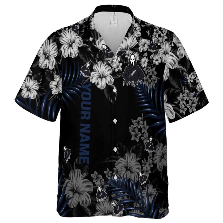 Customized Horror Hibiscus Pattern Hawaiian Shirt Fashion forward