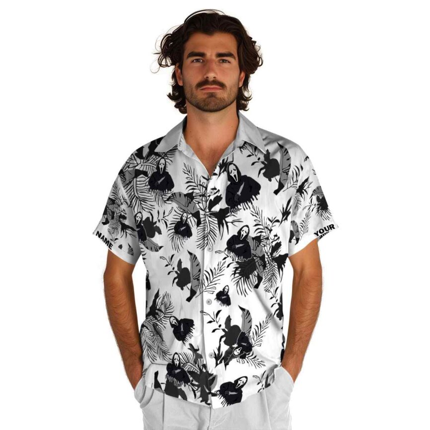Customized Horror Leafy Accents Hawaiian Shirt New Arrival