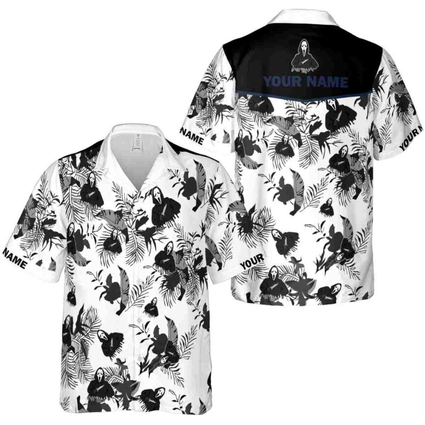 Customized Horror Leafy Accents Hawaiian Shirt Premium grade