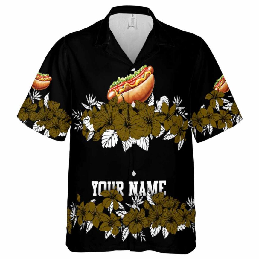 Customized Hot Dog Hibiscus Band Hawaiian Shirt Fashion forward