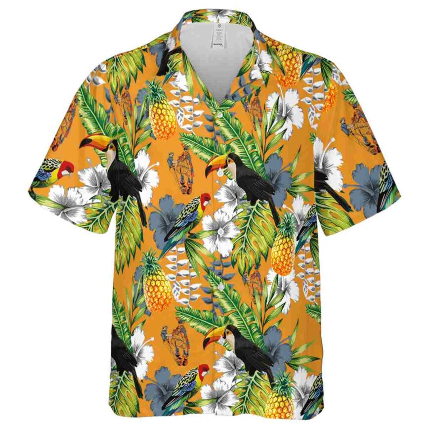 Customized Ironworker Toucan Bird Hawaiian Shirt Fashion forward
