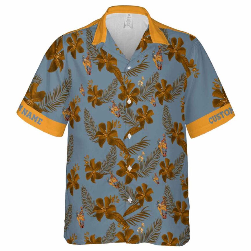 Customized Ironworker Tropical Flower Hawaiian Shirt Fashion forward