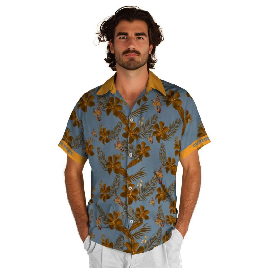 Customized Ironworker Tropical Flower Hawaiian Shirt New Arrival