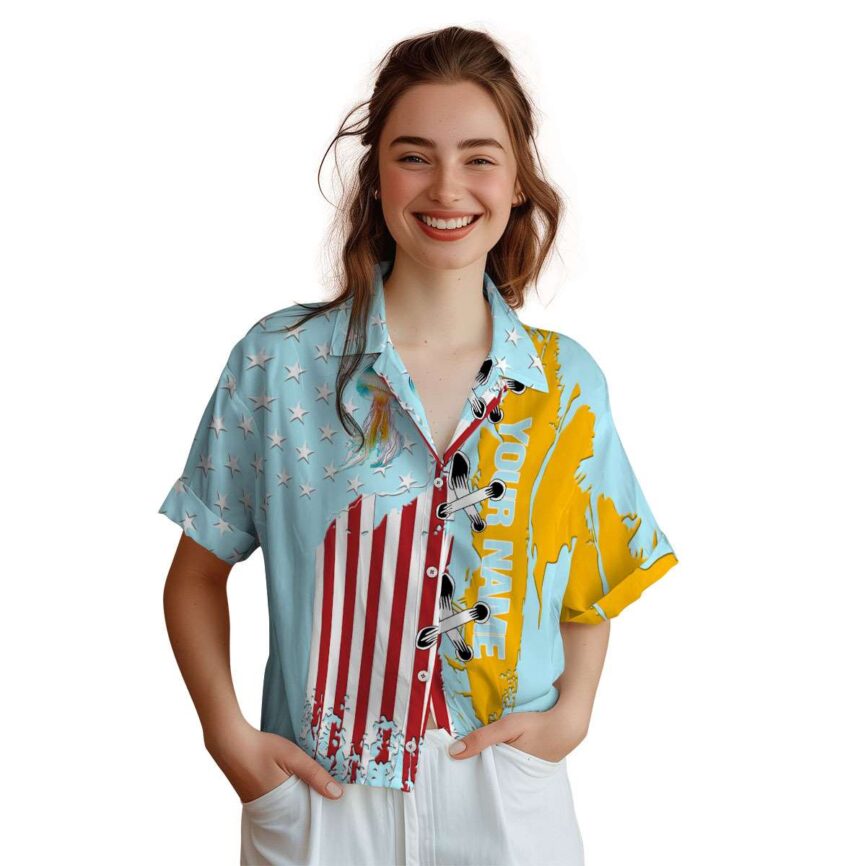 Customized Jellyfish Flag Stitches Hawaiian Shirt Top rated
