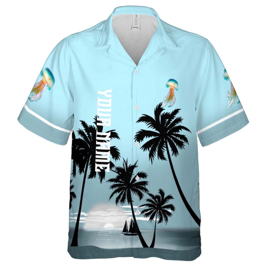 Customized Jellyfish Ocean Sunset Hawaiian Shirt Fashion forward