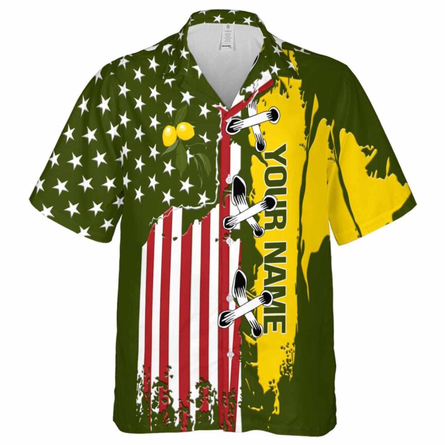 Customized Lemon Flag Stitches Hawaiian Shirt Fashion forward