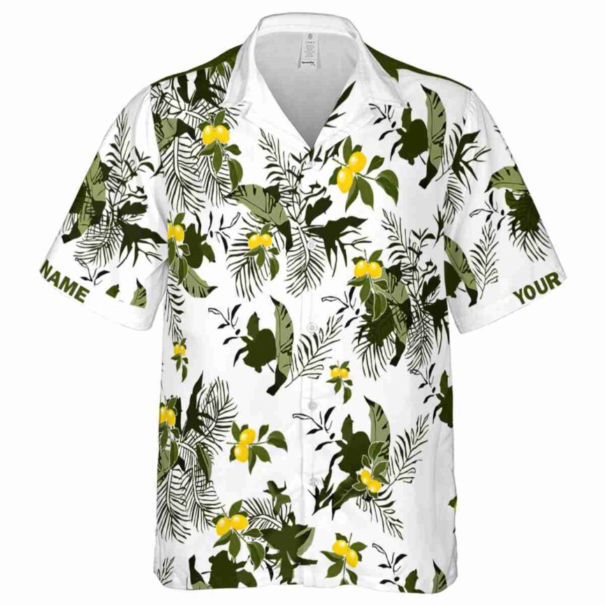 Customized Lemon Leafy Accents Hawaiian Shirt Fashion forward
