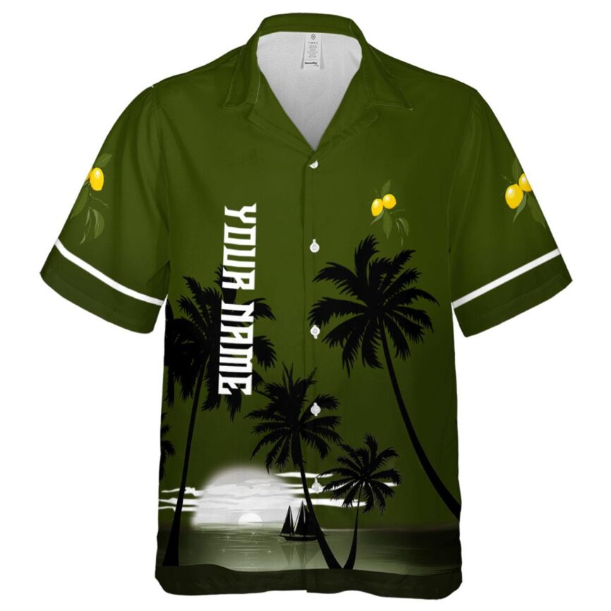 Customized Lemon Ocean Sunset Hawaiian Shirt Fashion forward
