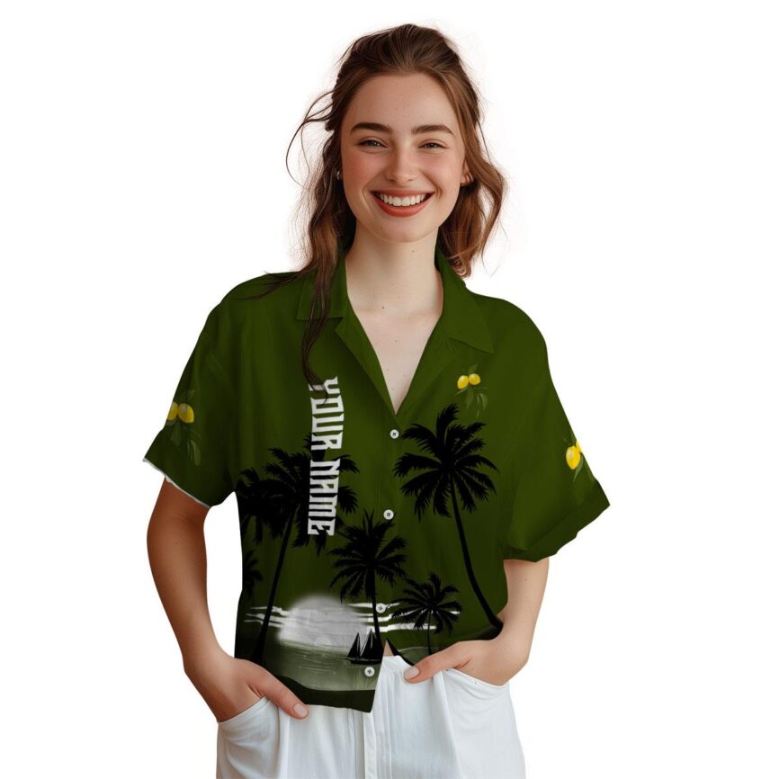 Customized Lemon Ocean Sunset Hawaiian Shirt Top rated
