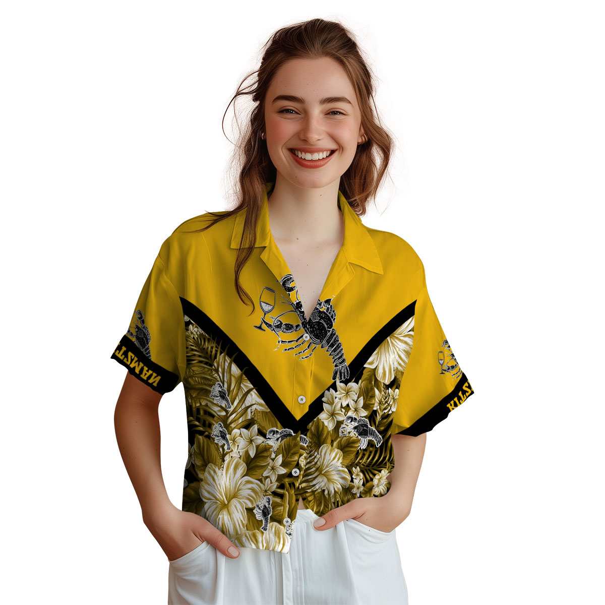 Customized Lobster Bold Floral Number Hawaiian Shirt Top rated Customized Lobster Bold Floral Number Hawaiian Shirt Top rated